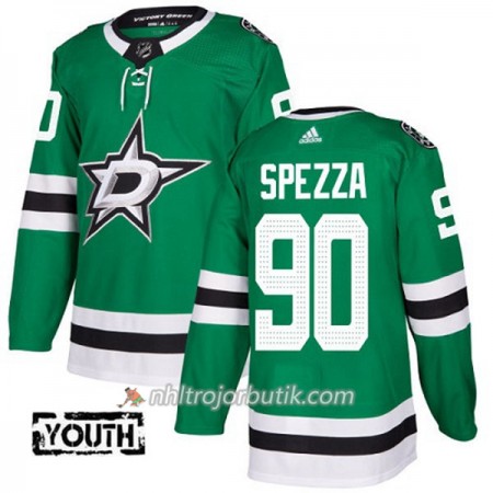 Barn Ishockey Dallas Stars Tröja Jason Spezza 90 Adidas 2017-2018 Kelly Grön Authentic